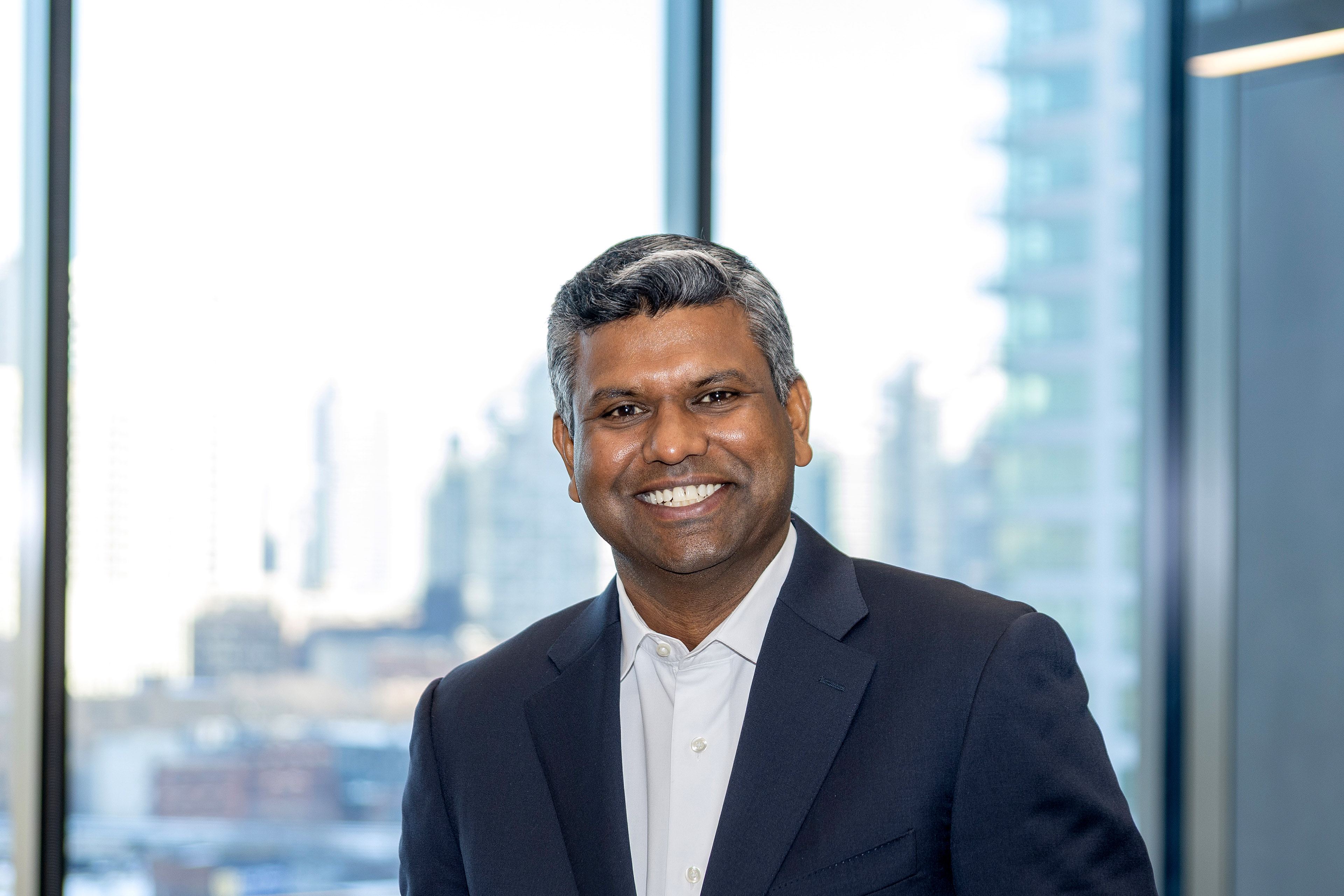 A photographic portrait of Ganesh Devarajan