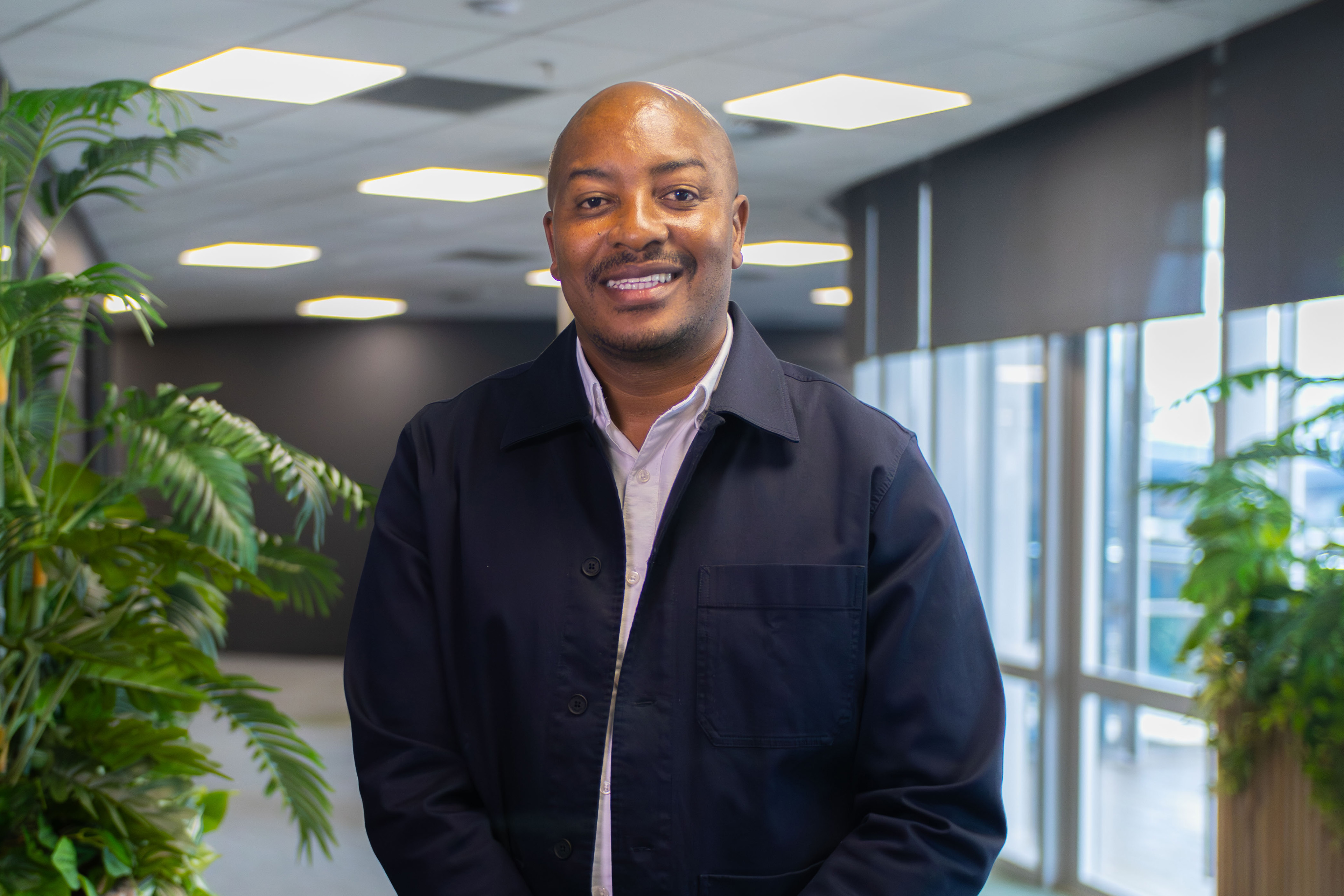 Photographic portrait of Stephen Ntsoane