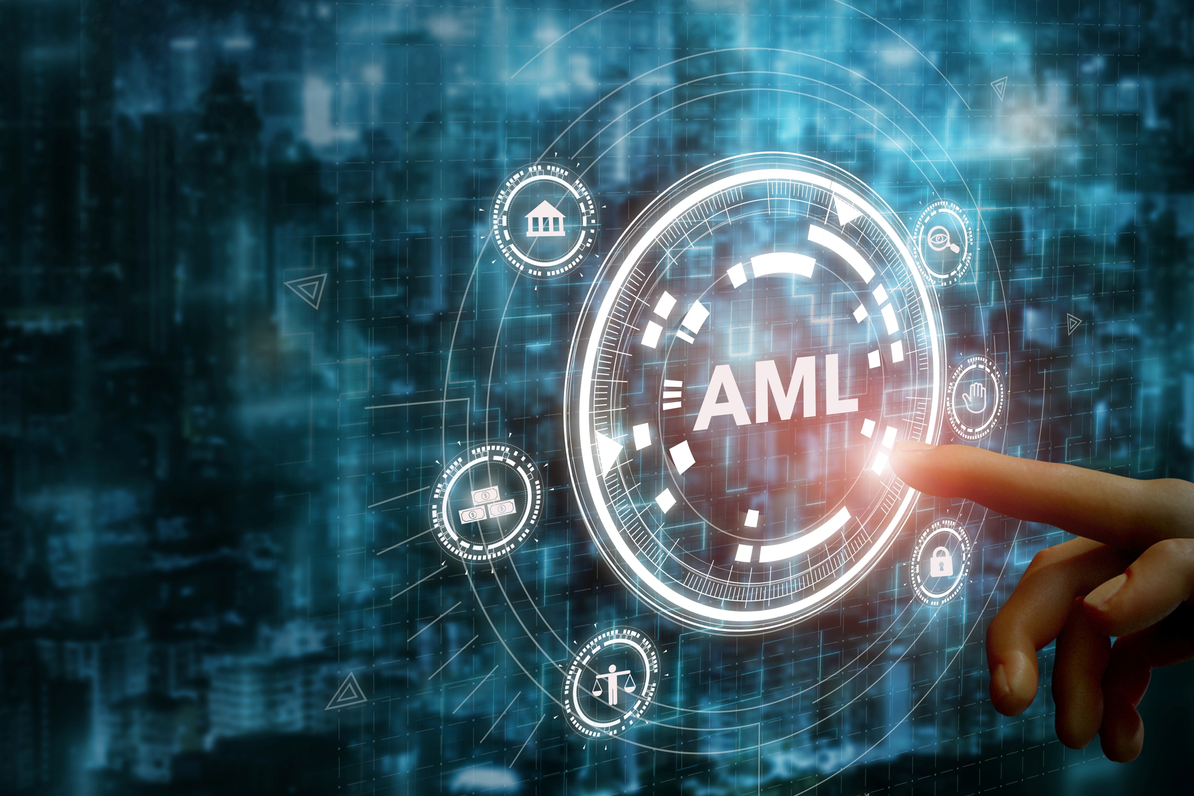aml digitalní obrazovka