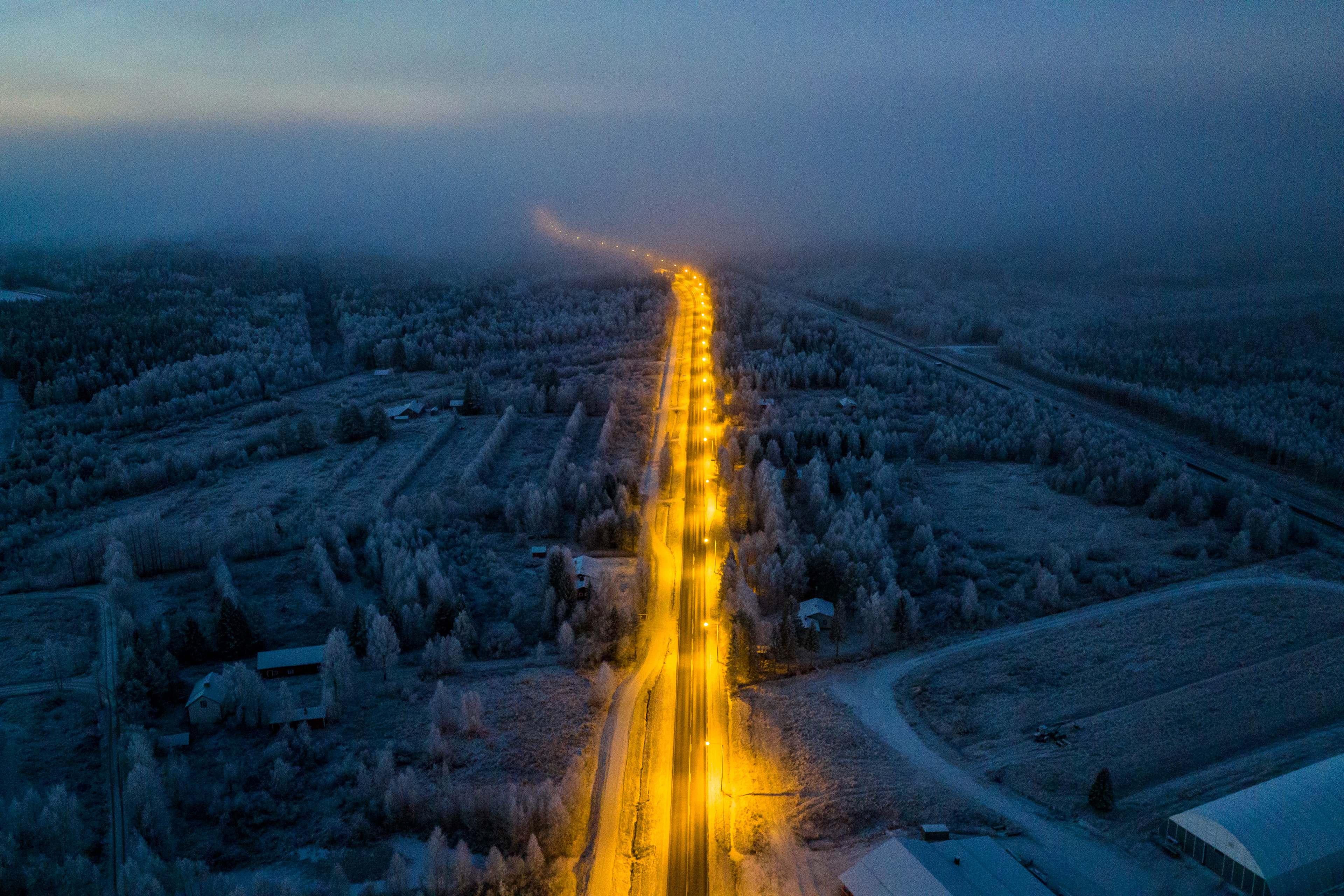 tunnel out of lights