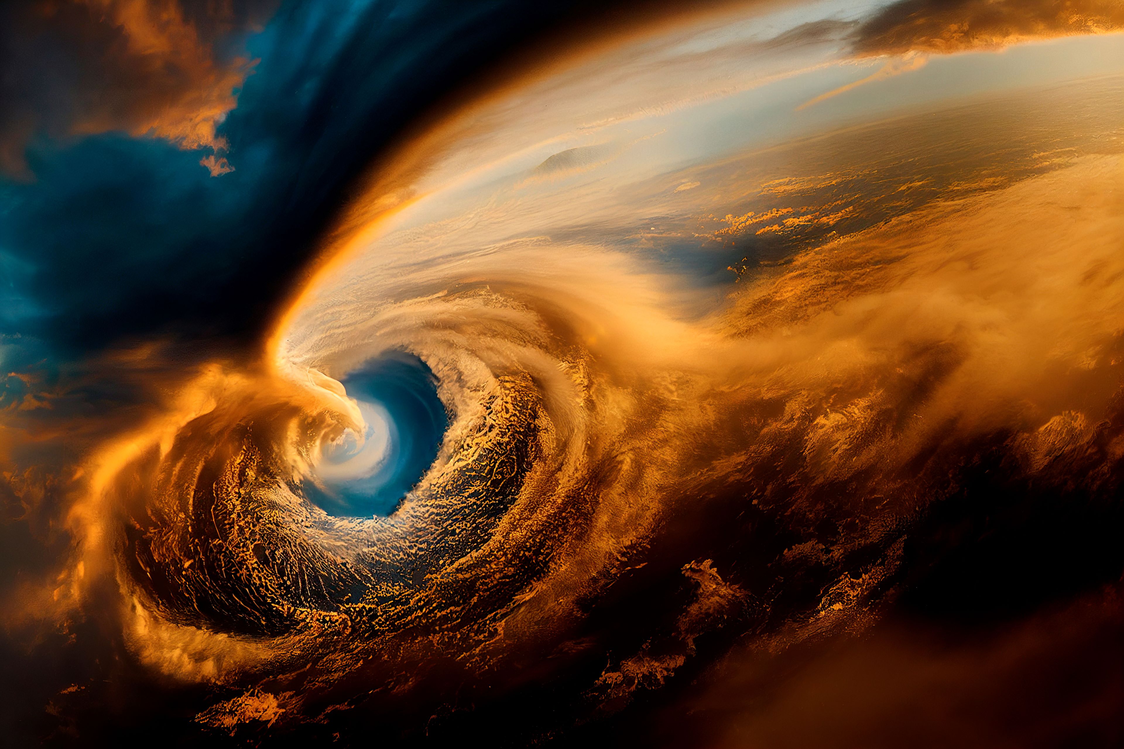 Mann tanzt in einem abstrakten Raum, umgeben von vielen Farben