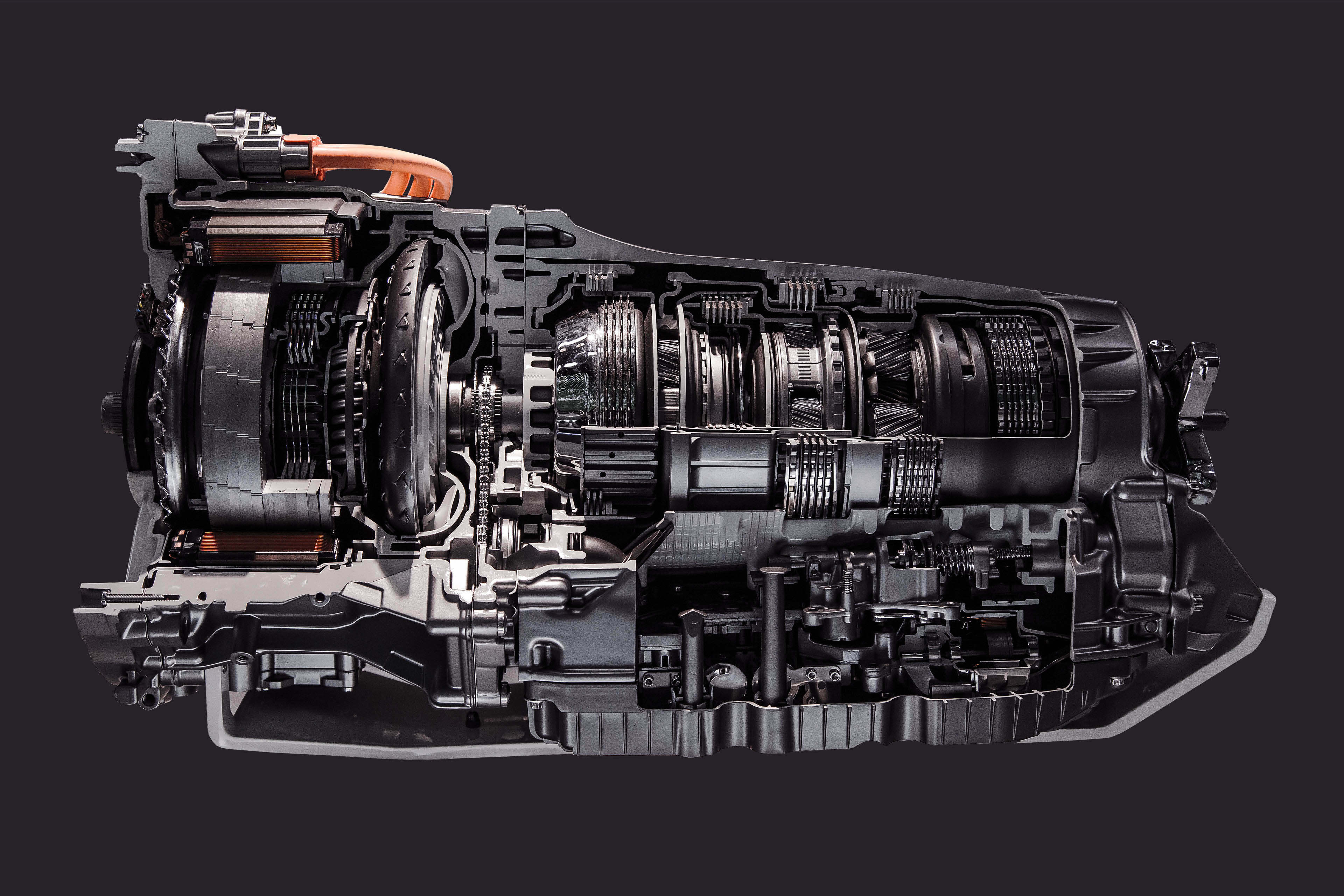 Automatikgetriebe im Querschnitt