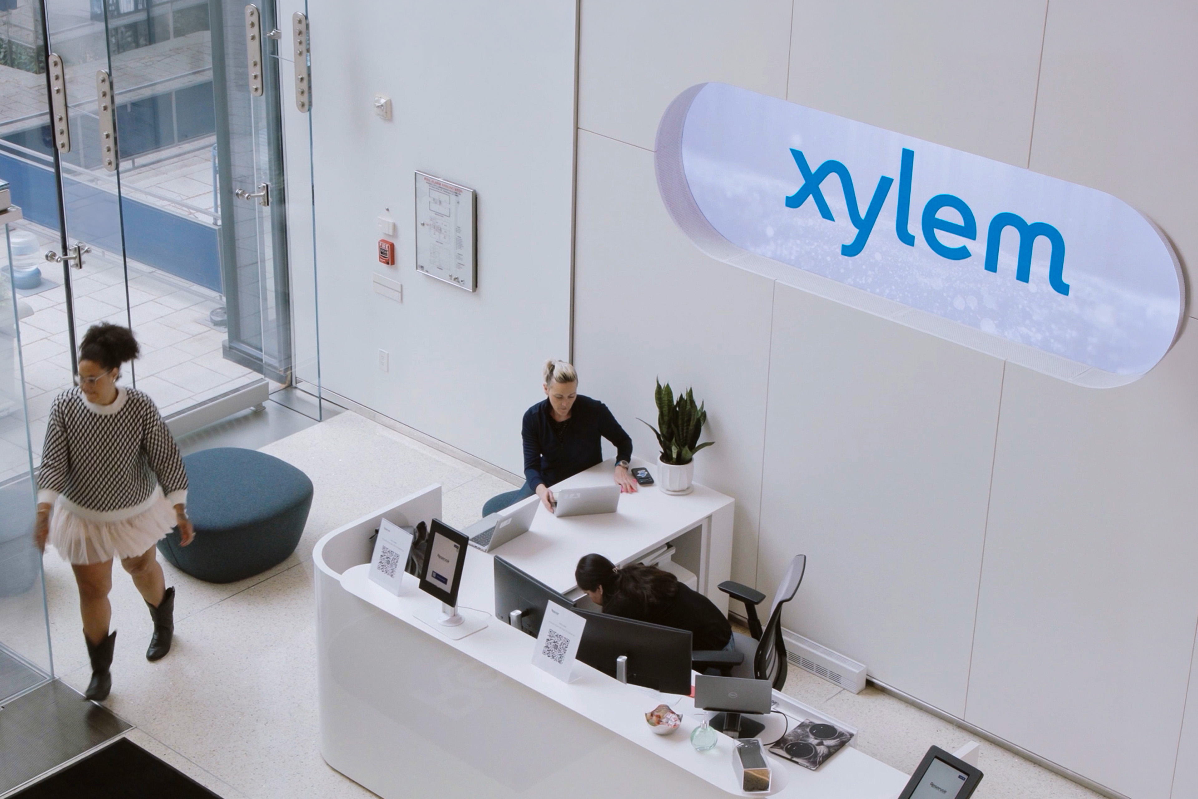 Foyer of Xylem office
