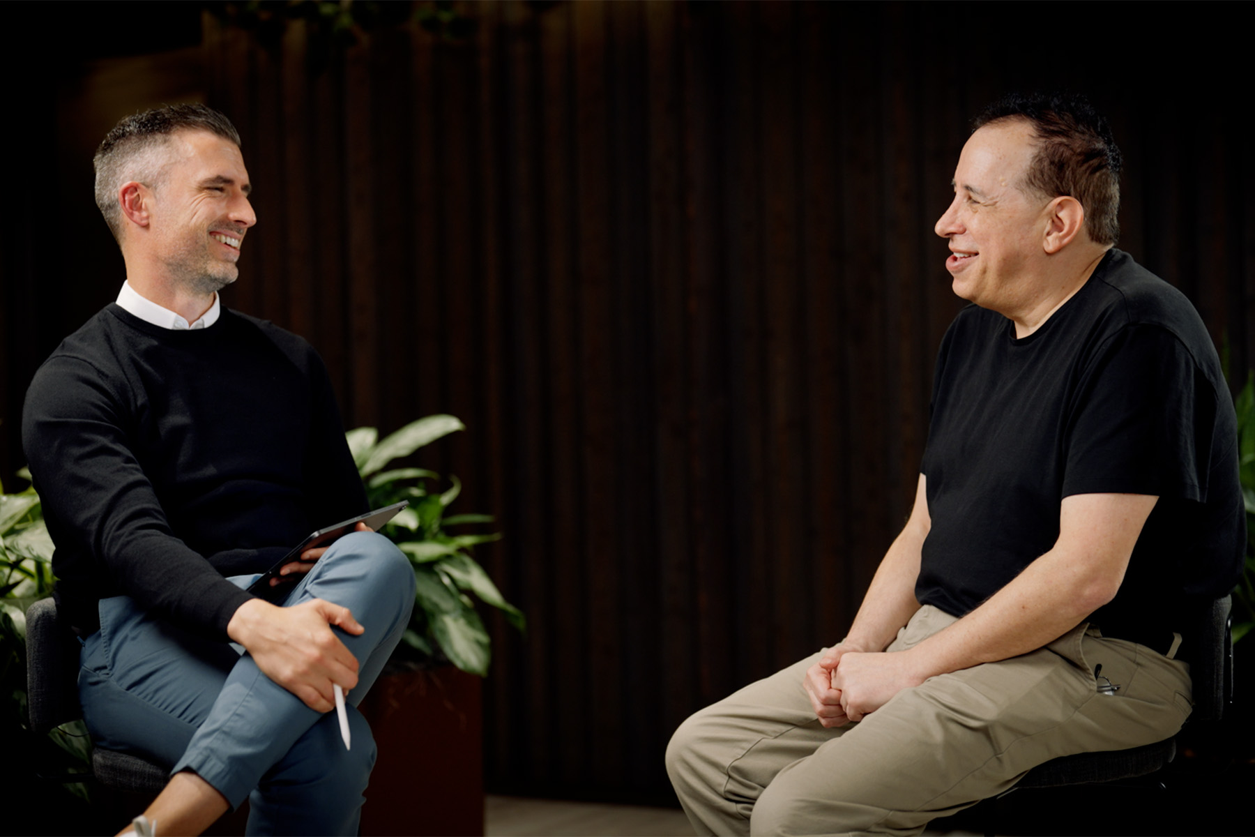 Michel Porter Talks with amir natz