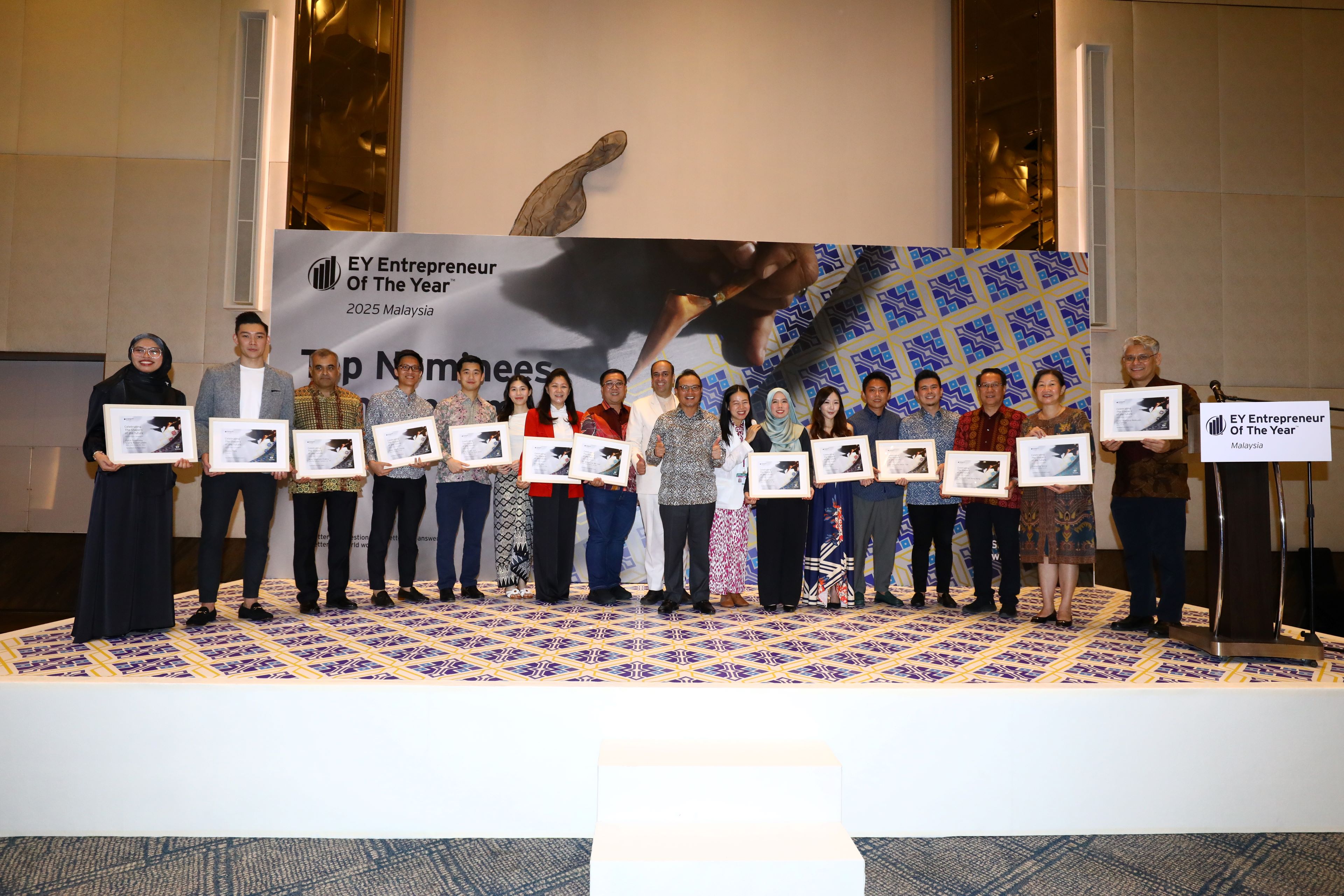 EY announced the Top Nominees of the EY Entrepreneur Of The Year™ (EOY) 2024 Malaysia awards today. 