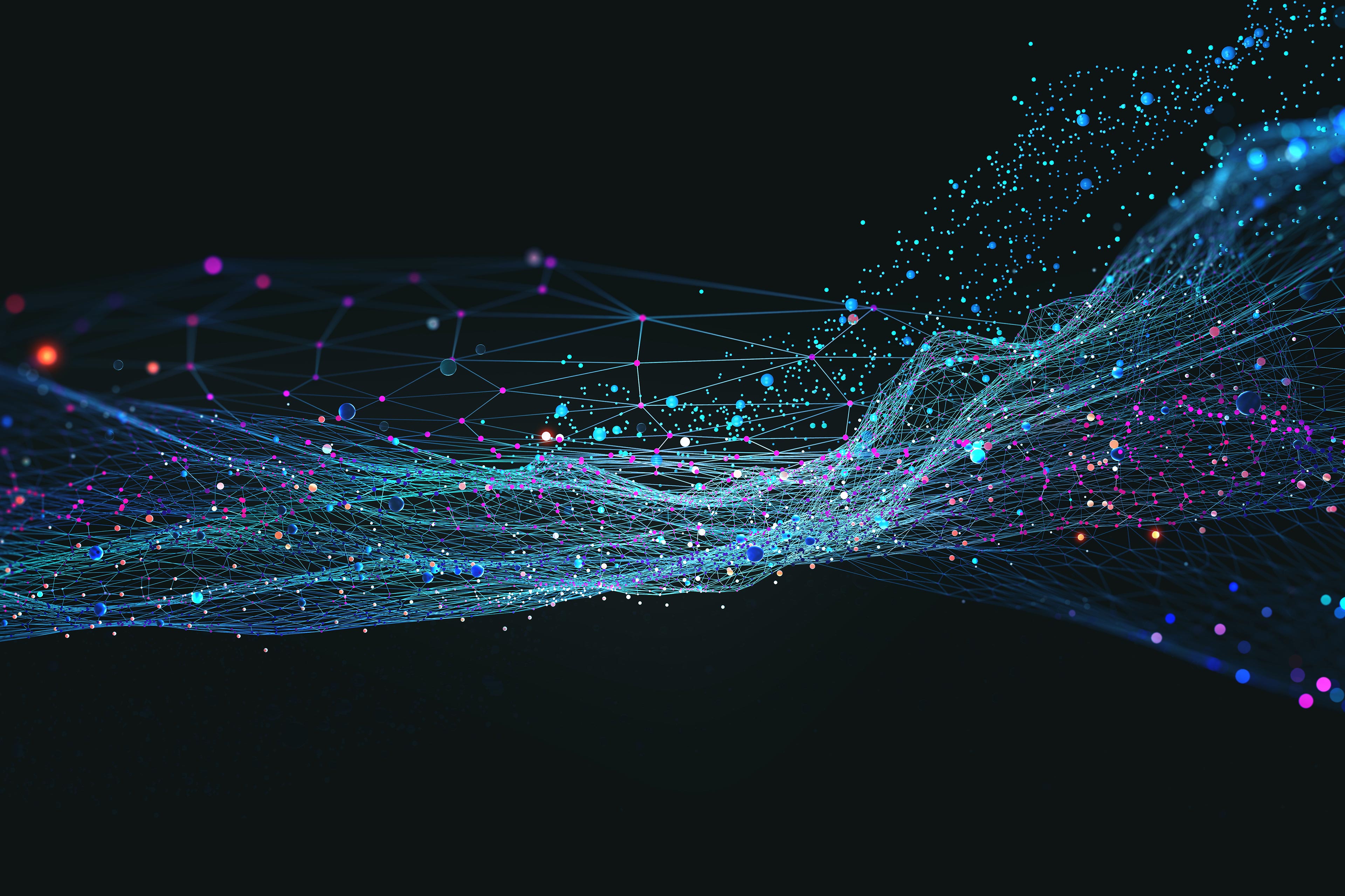 Big data concept and artificial intelligence