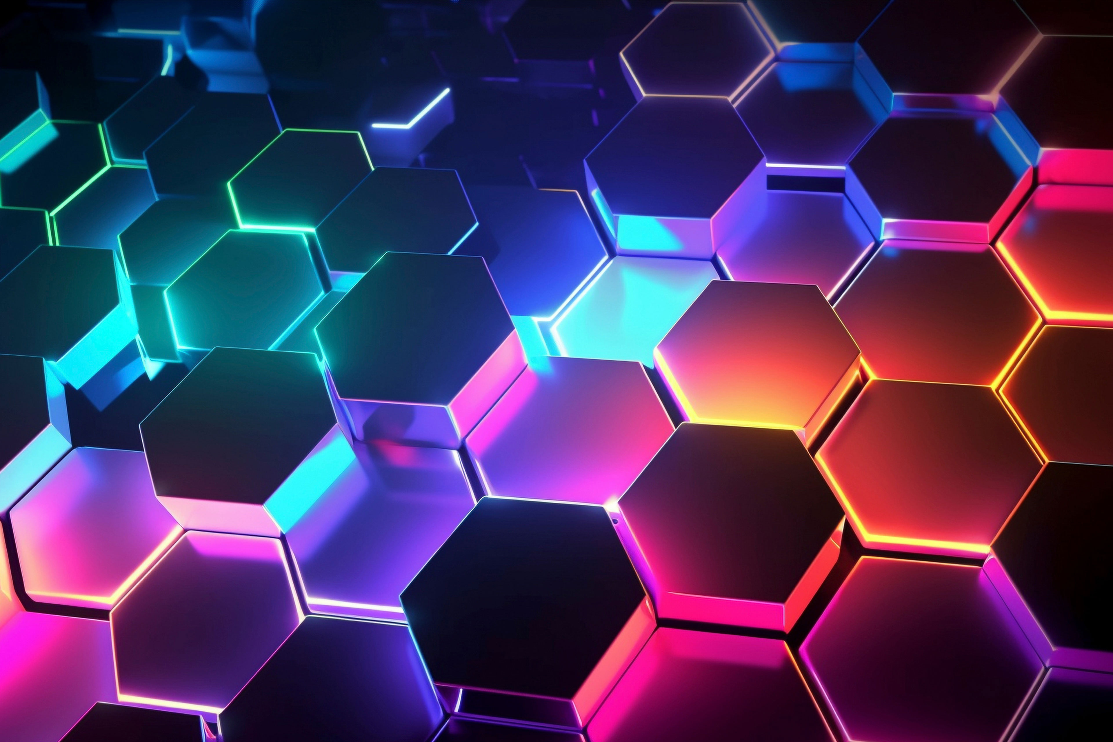 Skyscrapers over foggy Madrid at dawn