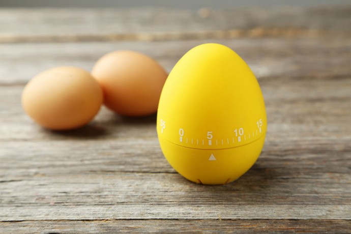 Yellow egg timer