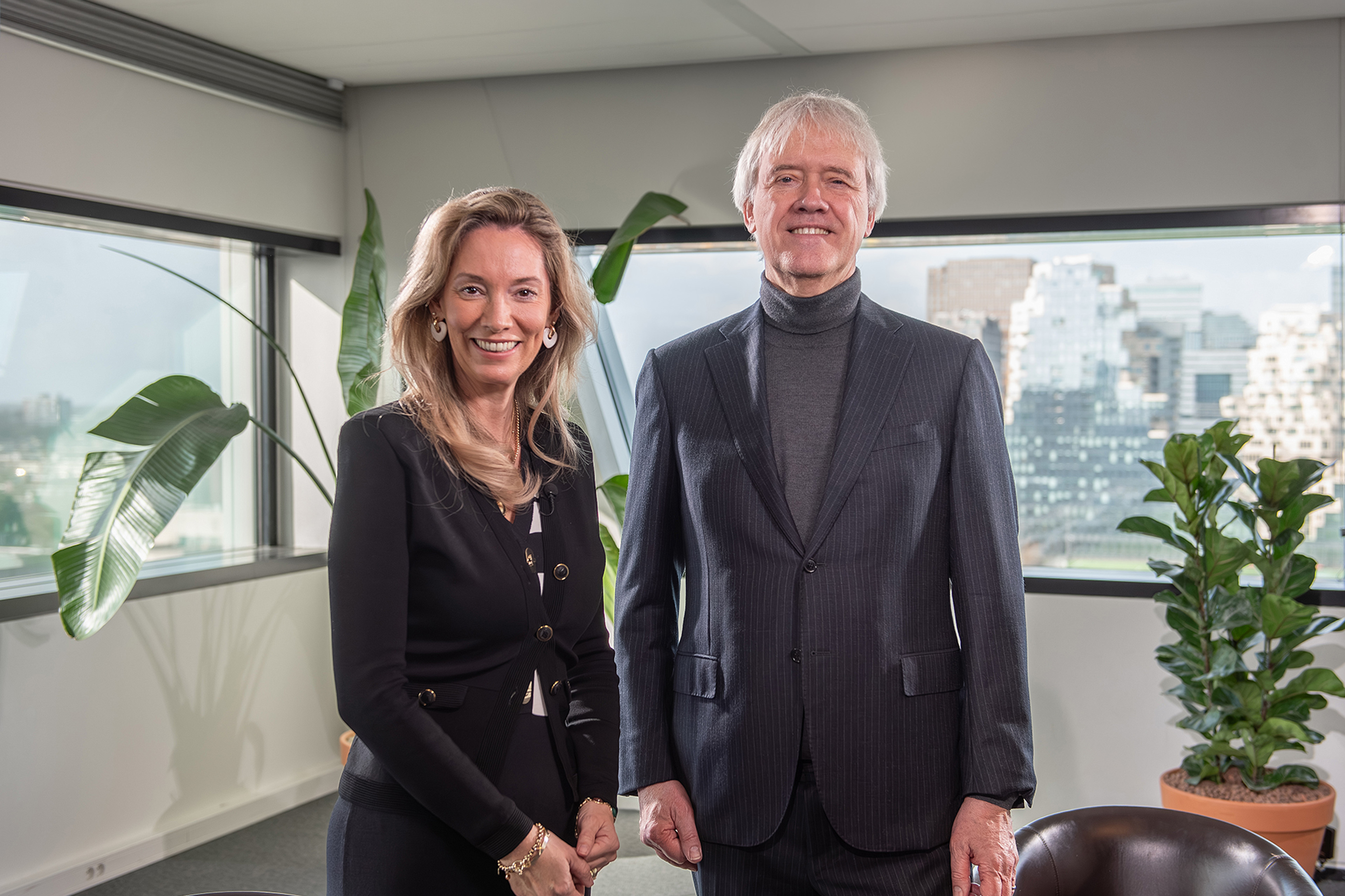 Cecile Heemels en Peter Wennink