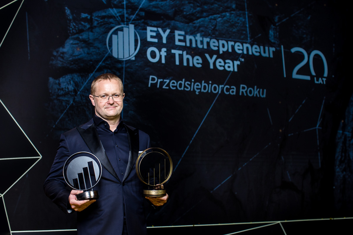Paweł Jarski, założyciel i prezes Elemental Holding, zwycięzcą 20. edycji konkursu EY Przedsiębiorca Roku