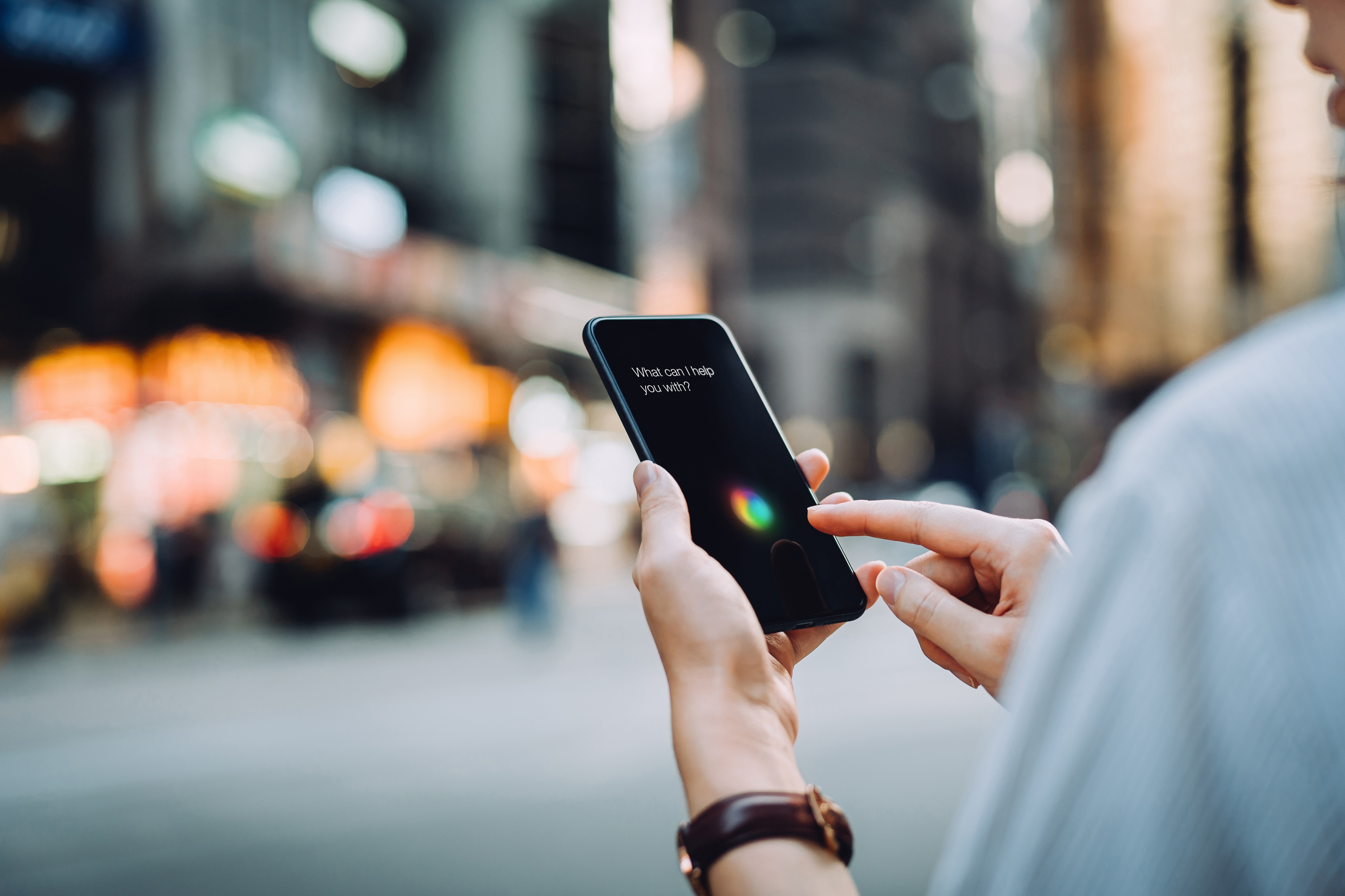 Man holding a phone