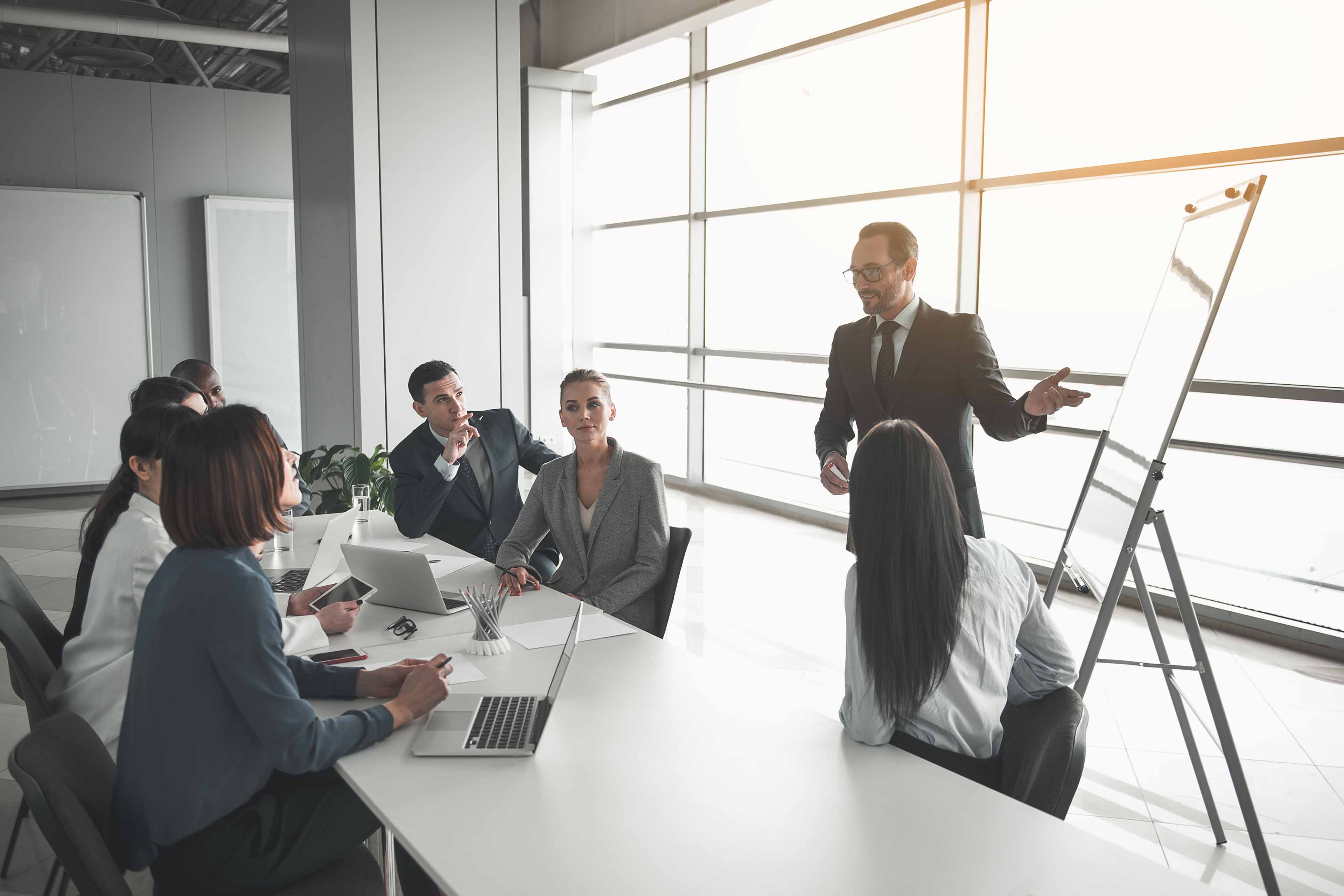 accountants are analyzing documents performing
