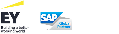 EY and SAP logos stacked