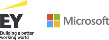EY and Microsoft logo