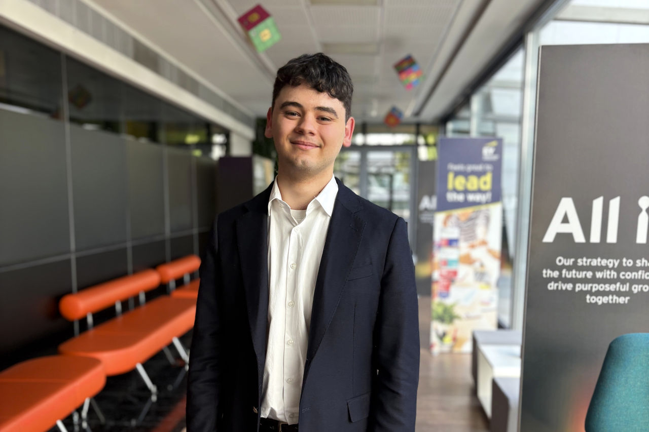 portrait of Bill Gjika - Greek finalist