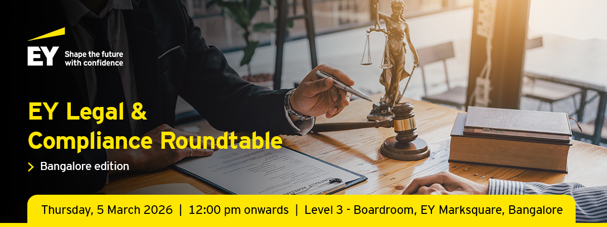 EY Compliance & Legal Innovation Forum - Bangalore edition