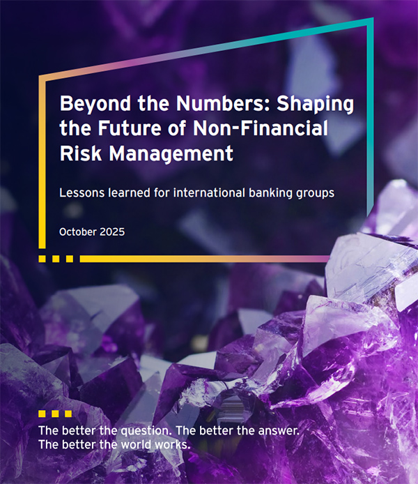 Cover of the EY Non-Financial Risk Banking Survey 2025