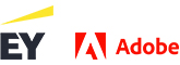 EY and Adobe solution Partner Logo